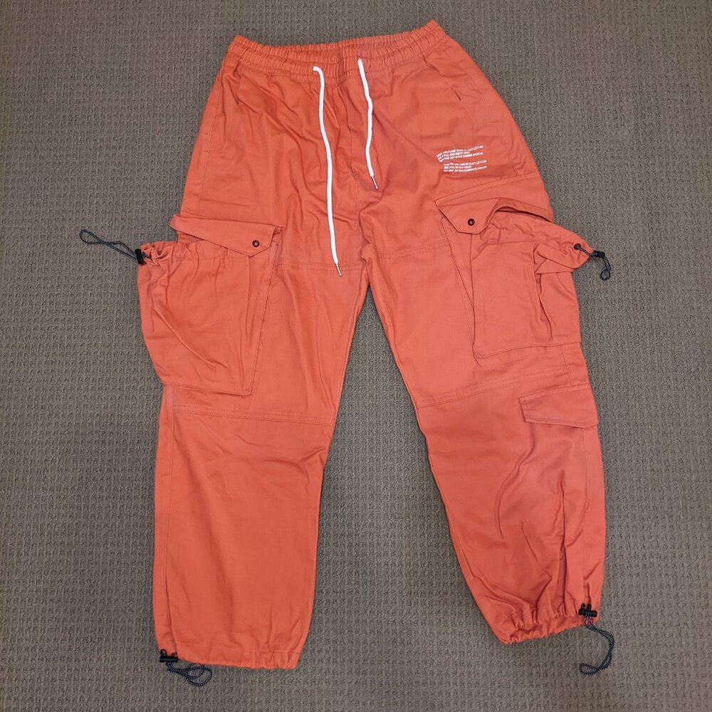 Orange Pants with Pockets